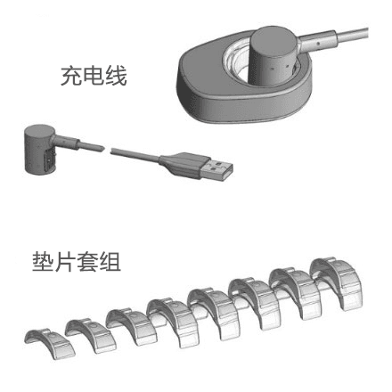 Research ring充电方式及垫片
